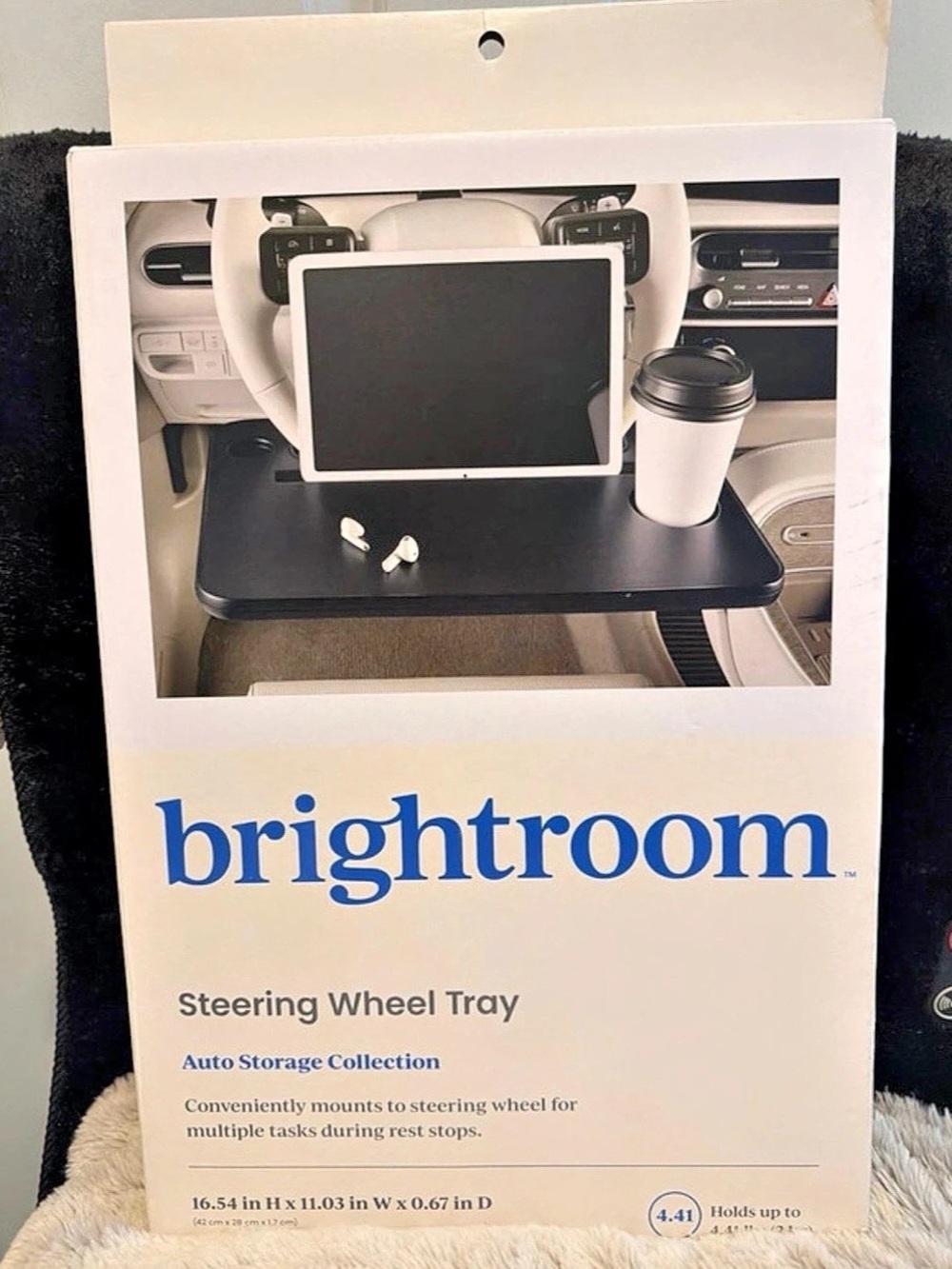 brightroom Steering Wheel Tray Black & White